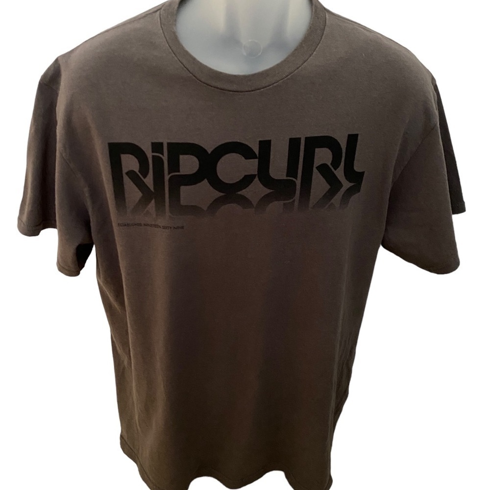 RIP CURL Surf Graphic Tee Shirt Men L Large